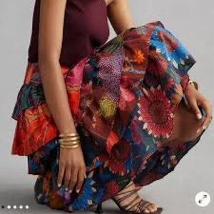 FARM Rio Colorful Floral Mini Skirt